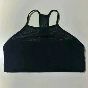 EUC Women’s Low Impact GapFit High Neck Bra, Size Small, Mesh Detail.